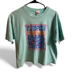 Vintage 80s/90s Signal Panama City Beach Graphic Tee Mint Made in USA Kidcore